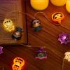 10/20/40Led Halloween StringLights Hanging Starburst Battery Elk Camping Curtain Operated Spider Ghost Skeleton Flash Waterproof