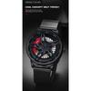 Personality Cool Male Menyuri Watch Stereo Wheel Rotation Dial Casual Waterproof Network With