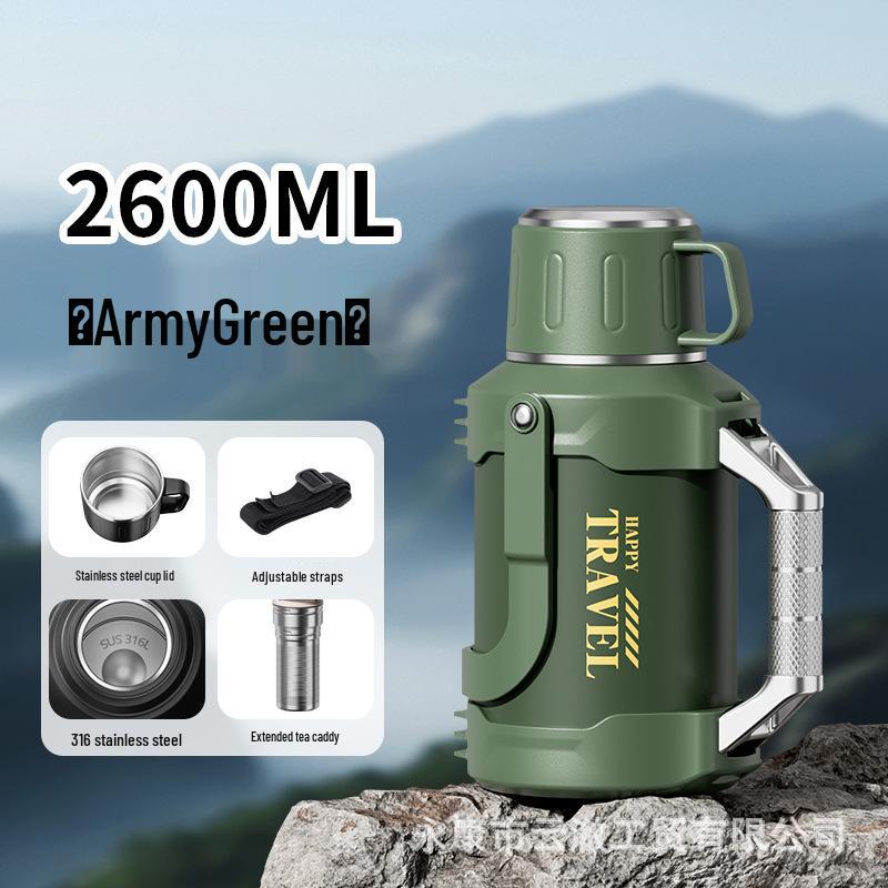 Large Capacity 316 Stainless Steel Thermos Cup - Insulated Travel Bottle for Men and Women