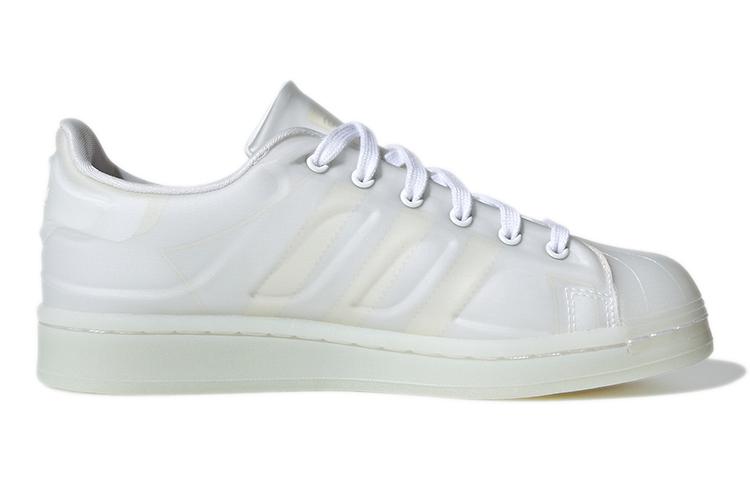 Adidas Originals SUPERSTAR Futureshell J Low top Kids' Skateboarding Shoes Nude White H00834