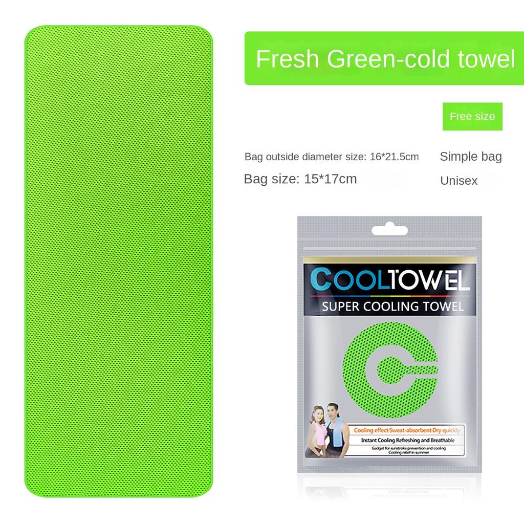 Hot Sale Cooling Towel Ice Microfiber Soft Breathable Chilly Towel Stay Cool for Yoga Sport Gym Sweat Absorbing Cooling Wipes