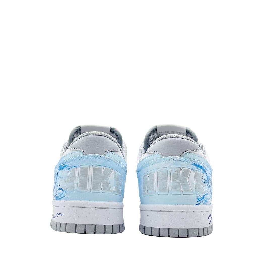 Nike Chaussures de Skateboard Basse Ripple Cloud Surge Cuir Homme Bleu 355152-106(Équipe1496-2)