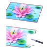 Elegant 3D Flower Dragonflies Card Flower Dragonflies Foldable Card Crafted Card for Anniversaries and Graduations