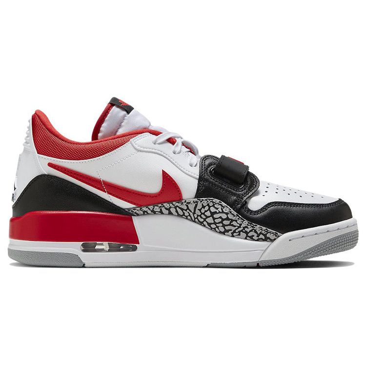 Air Jordan Legacy 312 Low Black Toe Men Sneakers White Fire-Red Wolf-Grey CD7069-160