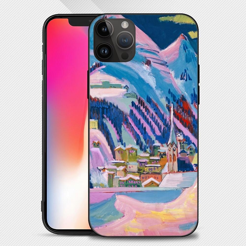 

Чехол для телефона Ernst Ludwig Kirchner Art для iPhone 15 14 13 12 11 Pro Max Mini X 7 8, мягкий чехол iPhone14