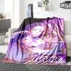 Customizable KPop Demon Hunters5 Throw Blanket – Personalized Name, All-Season Cozy Snug Blanket, Machine Washable, Personalized Blanket