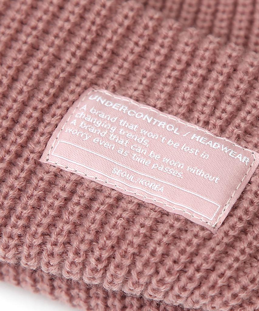Eondeokeonteulol Winter Short Beanie Beanie / Monk Fit / Pink