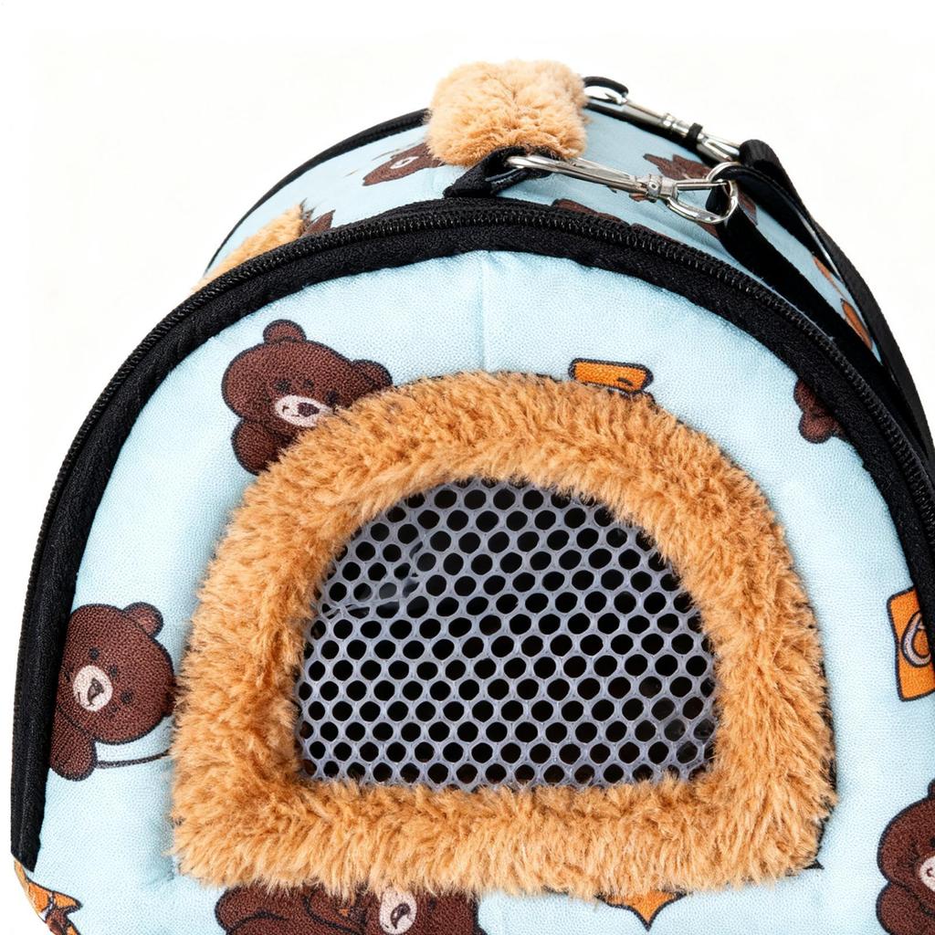 Kleine Tiertragetasche Warme Kaltwetter-Tasche Kaninchen-Reiseträger Für Camping Umzug Pendeln Chinchilla Chamäleon Reptil