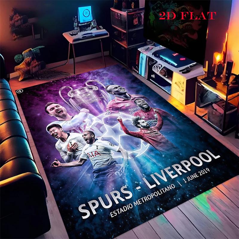 

Tottenham Carpet Rug for Living Room Bedroom Home Sofa Decoration,Kids play Nonslip Floor Mat 40x60cm( 15x23in )