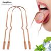Stainless Steel/Pure Copper Tongue Scraper With Storage Box Oral Cleaner Brush Fresh Cleaning Hygiene High Quality Tongue Scrape