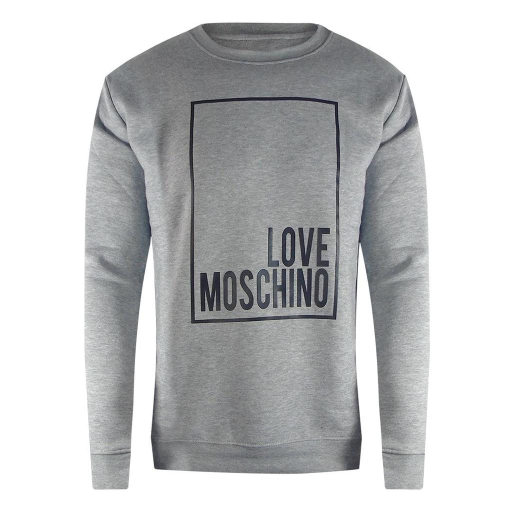 Love Moschino Mens Box Logo Sweatshirt