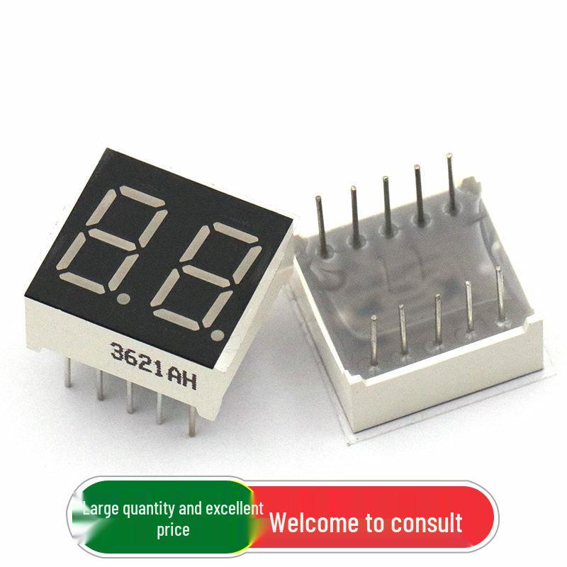

0.36-inch Red 2-Digit Common Cathode LED Display (2 Pack)