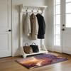 Fußmatte Weicher Flanellteppich Rutschfeste Saugfähige Matte für Badezimmer Schlafzimmer Heimdekoration Anime RE ZERO Hängend Bohemian