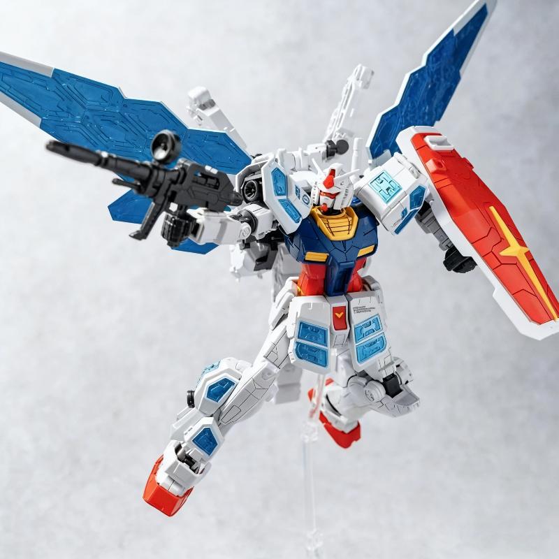 HG 1/144 RX-78F Yuanzu Expo Osaka EX-001 Glrss Feather Unit Plastic Assembly Model Kit Action Figure Collectable Mecha Toy Gift