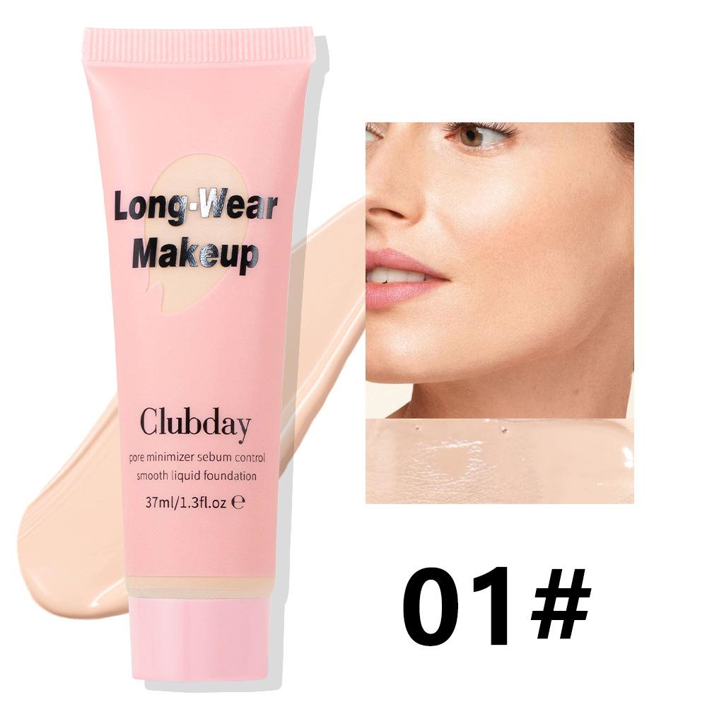 Clubday Foundation Concealer Lasting Makeup Matte Matte Natural Clear Hose Foundation 37ml