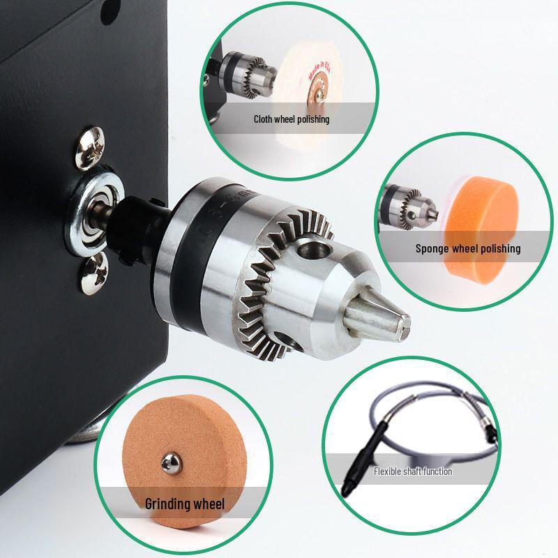 Compact Electric Belt Sander for DIY - High-Speed Sanding, Knife Sharpening, and Desktop Grinding/Polishing Machine.
