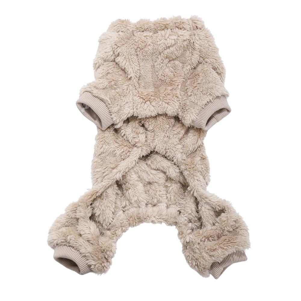 Warm Soft Dog Jumpsuits For Small Medium Dogs Cats With D-ring Puppy Sweater Clothes Schnauzer Chihuahua Yorkshire Coat Costume