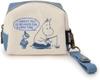 Moomin Little My Coin Case Cute Mini Accessory Case Cosmetic Pouch Clasp Wallet Pouch Coin Purse Accessory Key Case Character Goods (Color Blue)