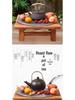 Solid Wood Cast Iron Charcoal Fire Pit Stove for Indoor Heating and Tea Boiling