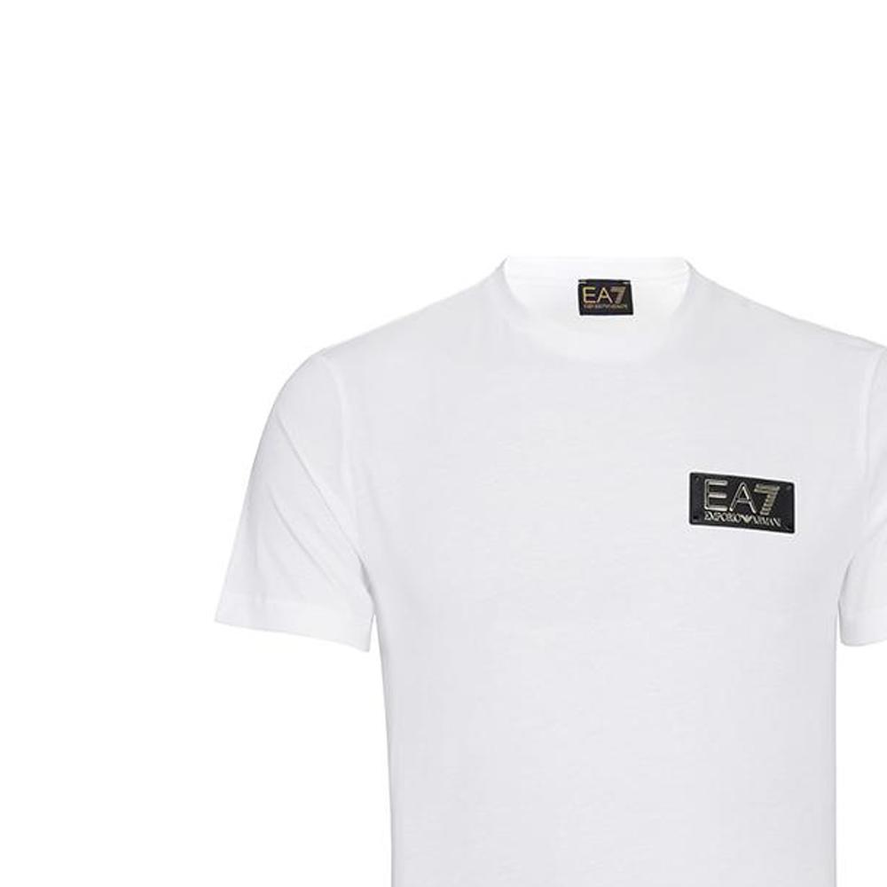 EMPORIO ARMANI EA7 T-Shirts Men's Crew Neck Moderate Straight Fit 3RPT19-PJM9Z-1100
