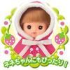 Set Erdbeer-Poncho Mel-chan Anziehpuppe
