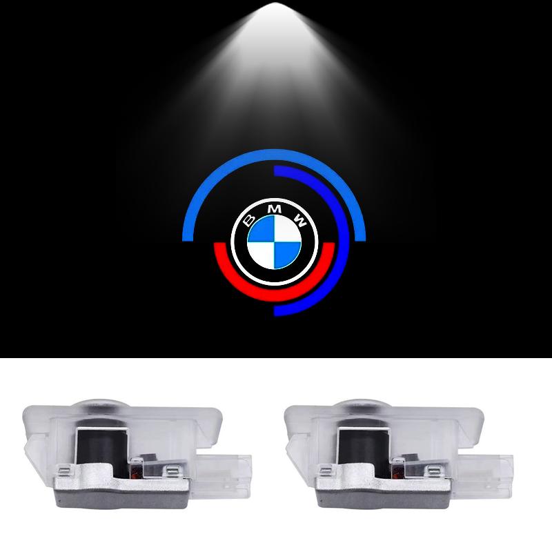 BBJF8 LED Car HD Door Welcome Ghost Shadow Light For BMW F10 F11 F20 F30 X3 X4 X5 X6 X7 E46 E36 E39 E60 E53 E87 E90 G30 G20 G02
