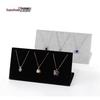 L-Shaped Velvet Jewelry Display Board for Earrings, Necklaces, and Pendants