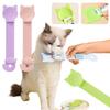 Mud Treat Dispense Spoon for Cats Pet Supplies Cat Strip Feeder Spoon Long Handle Cat Food Strip Squeezer Pet Meat Spoon