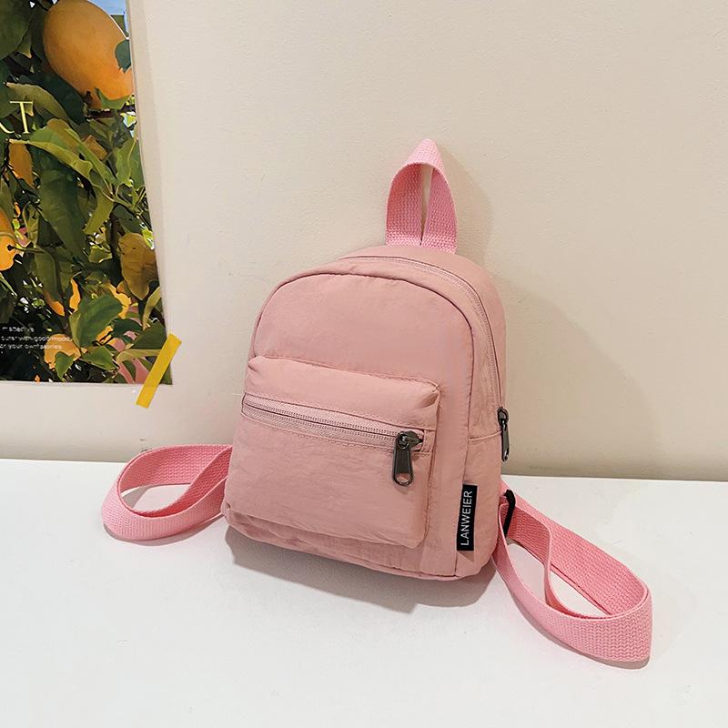 

Korean Style Classic Nylon Mini Backpack - Versatile Women s & Children s School, Crossbody, or Single Shoulder Bag One Size