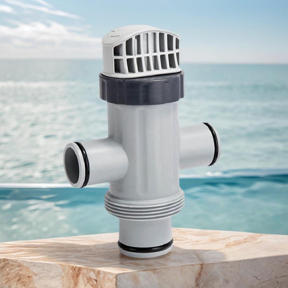 Intex 11872 Doppel-Schlauch-Absperrventil Poolteile Ersatz Poolpumpe Teil Doppel-Schlauchverbinder für oberirdische Poolpumpe