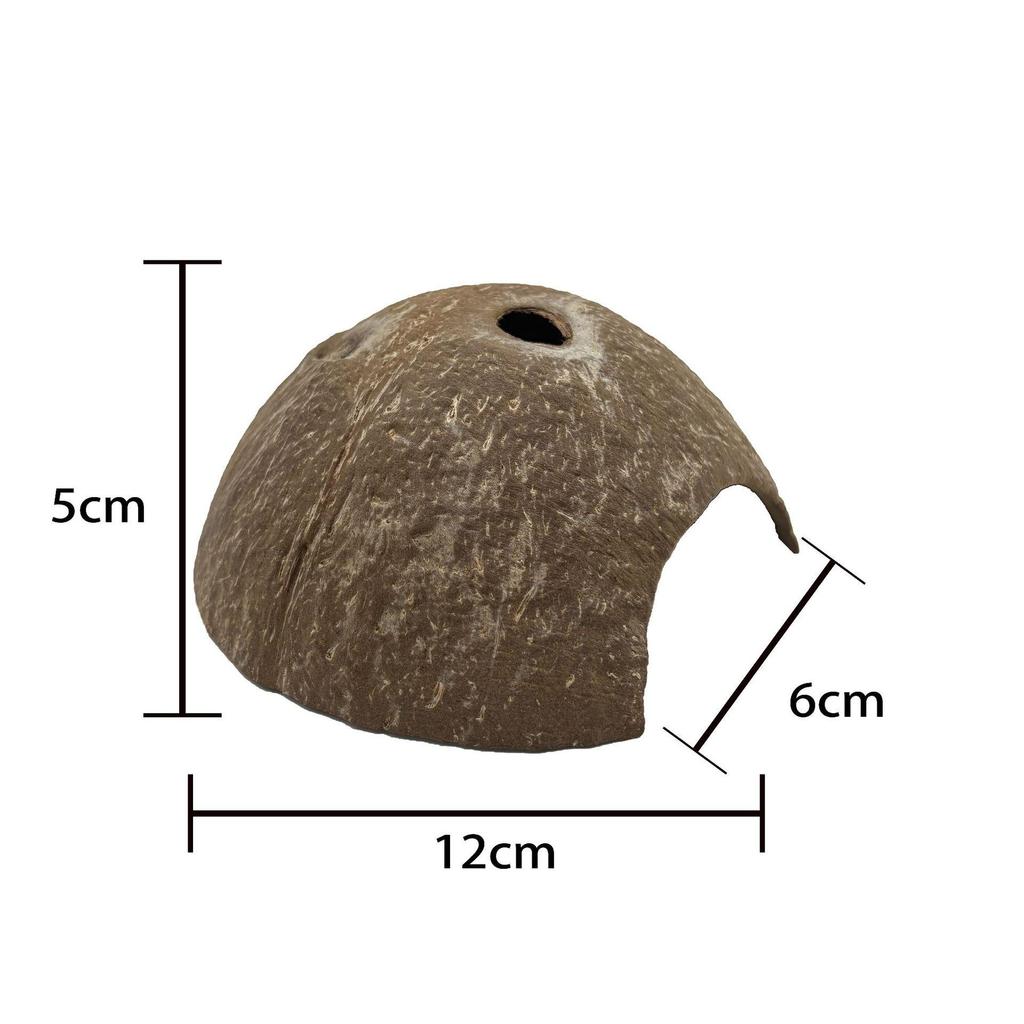 Hamster Nest Coconut Shell Hiding House for Pets - Summer Climbing Habitat for Small Animals