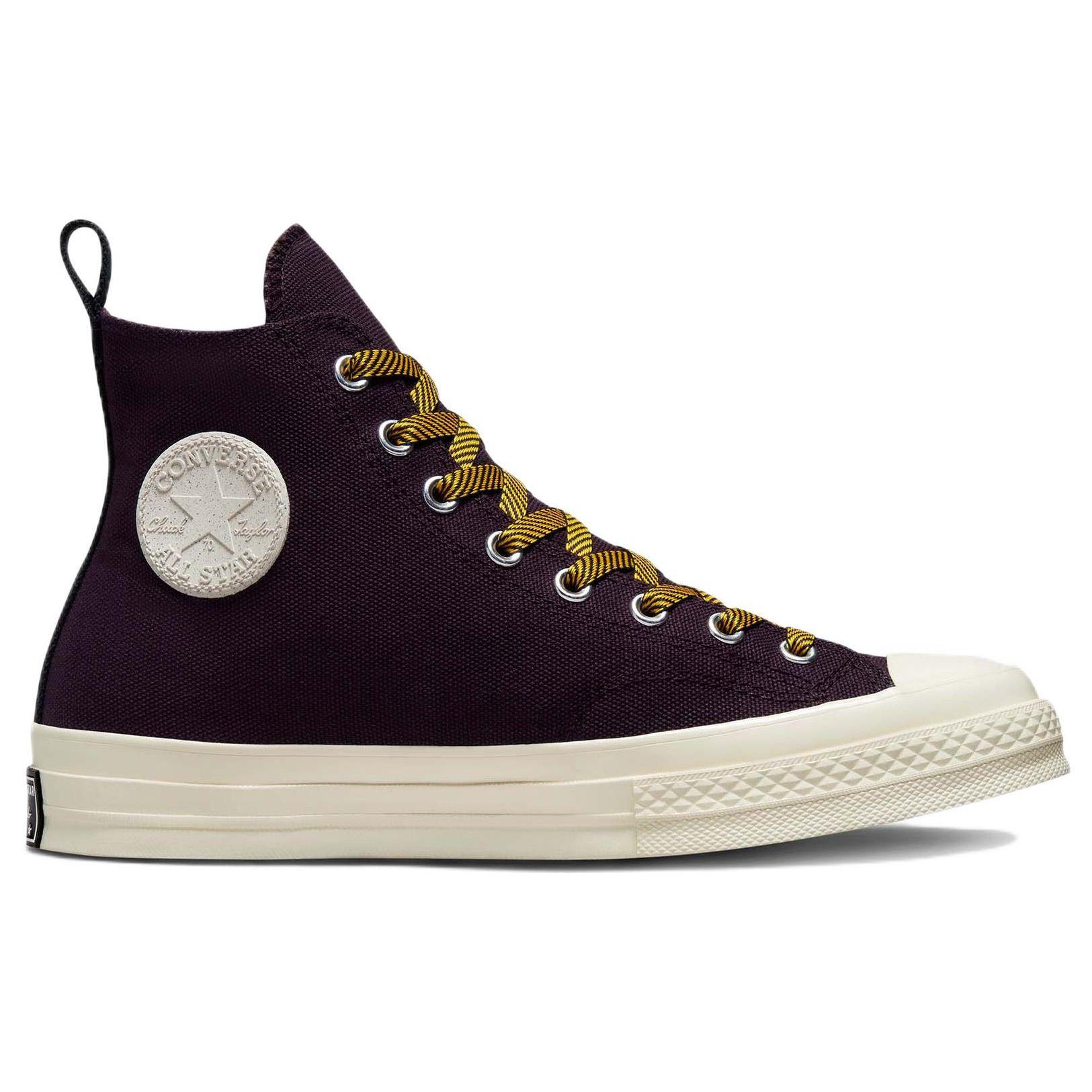 Converse Chuck 70 Counter Climate GORE-TEX High Black Cherry Yellow Женские кроссовки — фото 2