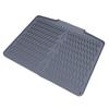 Dish Drying Mat Silicone Anti Slip Heat Resistant Foldable Easy To Clean Dish Drain Pad for Kitchen