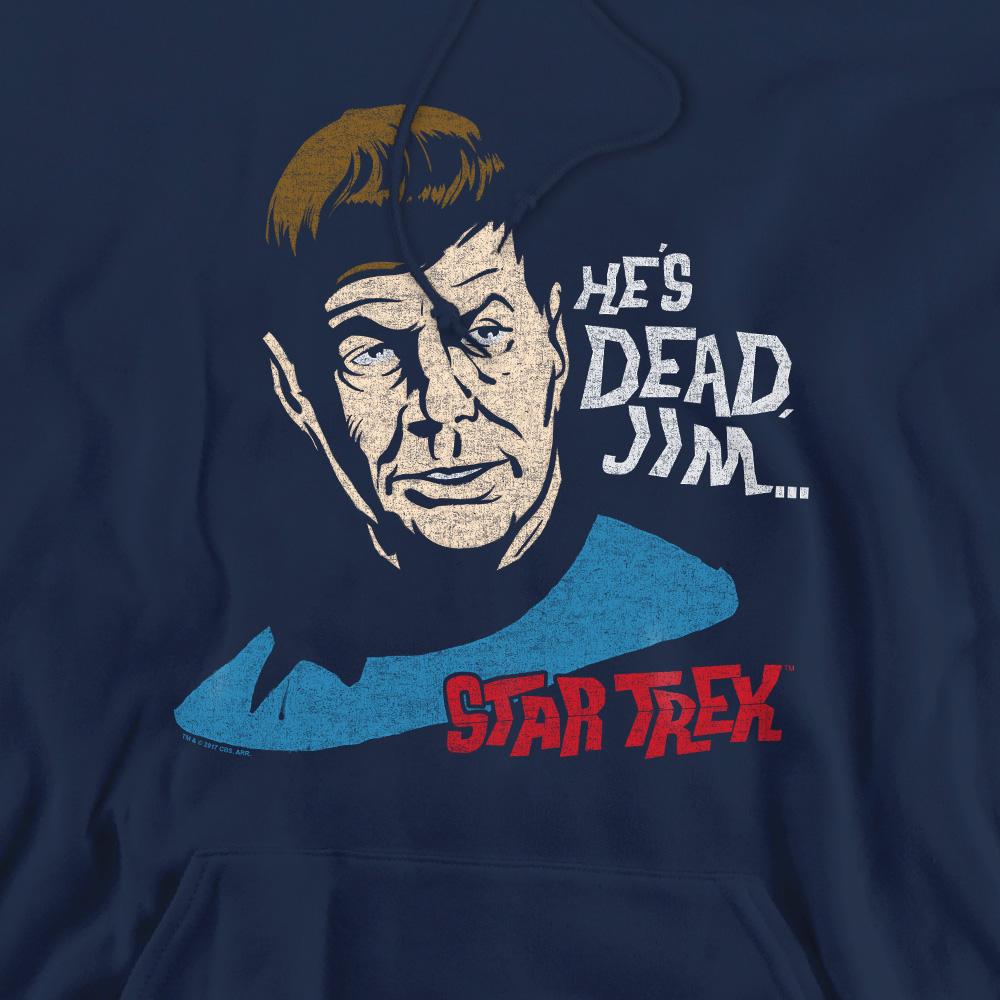 Star Trek Mens HeÂ´s Dead Jim Hoodie