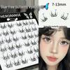 HERORANGE~ Natural Segmented Glue-Free False Eyelashes: Dense, Curled, and Effortlessly Removable