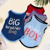 4 Pack Dog Shirts Cute Printed Clothes Sleeveless Summer Puppy Clothes for Small Medium Dogs Cats Holiday Apparel