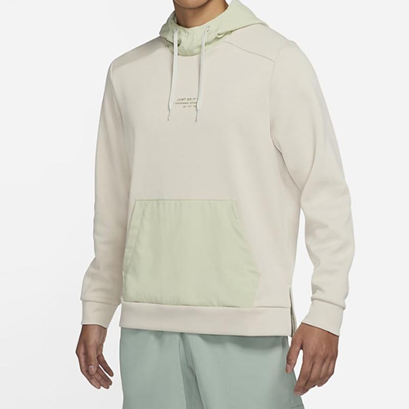 Nike Dri-Fit Solid Knit Pullover Training Hoodie Men Hoodies Off-White DD1972-141