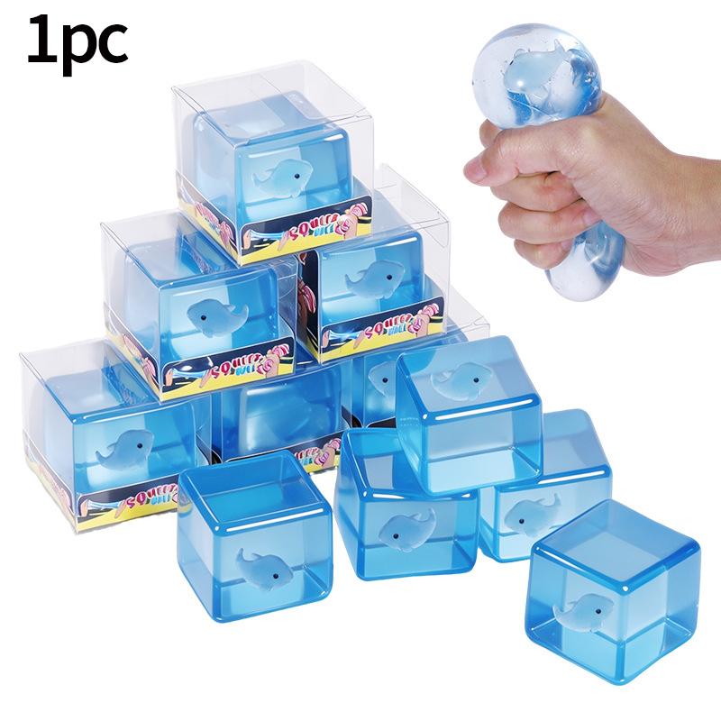 Transparent Milk Tea Cup Squishy Simulated Milk Tea Decompression Toys Desk Ornament Accessories Home Decor