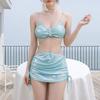 2025 Women's Sexy Three-Piece Bikini Set - High-End, Pure Desire Style for Summer Vacations
