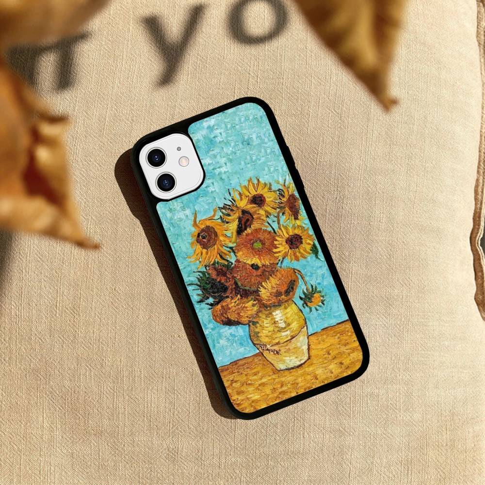 Art Vincent Van Gogh Phone Case For iPhone 17 16 15 14 13 Plus 12 11 Pro Max PC+TPU Cases Back Cover