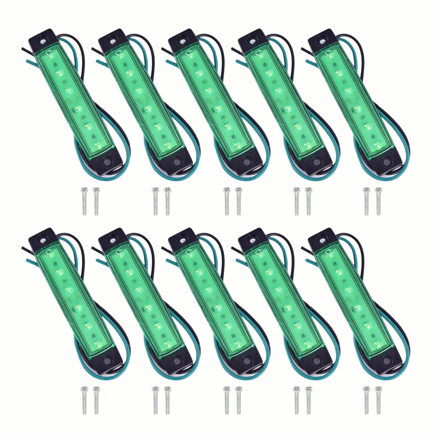 shymie side marker truck marker lamp grill marker day car зелёный