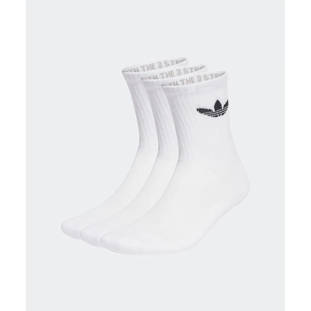 adidas Trefoil Cushion Crew Socks 3P - White IJ5616 156877 S