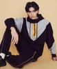 MAYOL Color Block Lounge Pants_Dark Navy