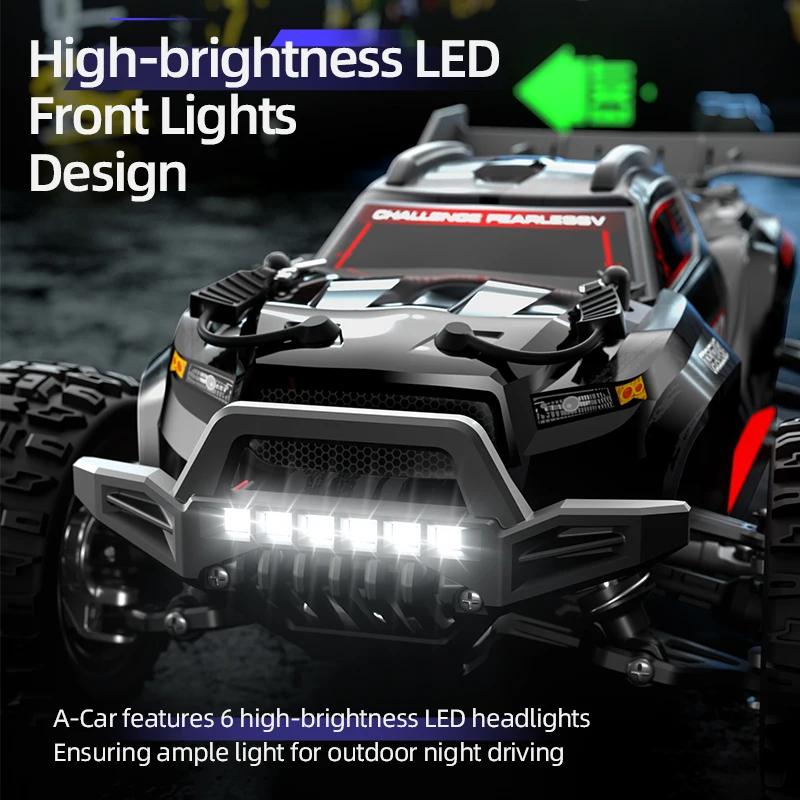 JJRC C8810 1:18 RC Car 2.4G 4WD Remote Control Crawler Electric LED Climbing Off-Road Monster Truck Vehicle Toy for Kid Gift
