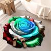 Soft Peony Floor Mat Non-slip Bathroom Floor Mat Door Gasket  for Living Room Tea Table Bedside