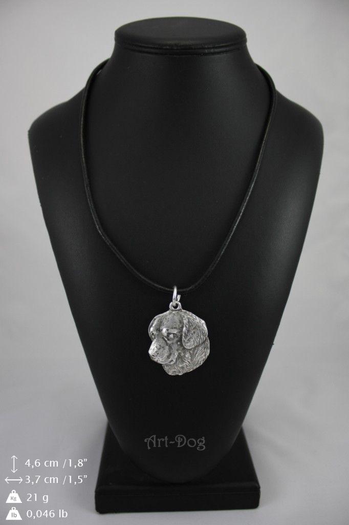 Golden Retriever - Necklace with dog, silver-plated pendant for dog fan, unique jewelry by Art-Dog brand
