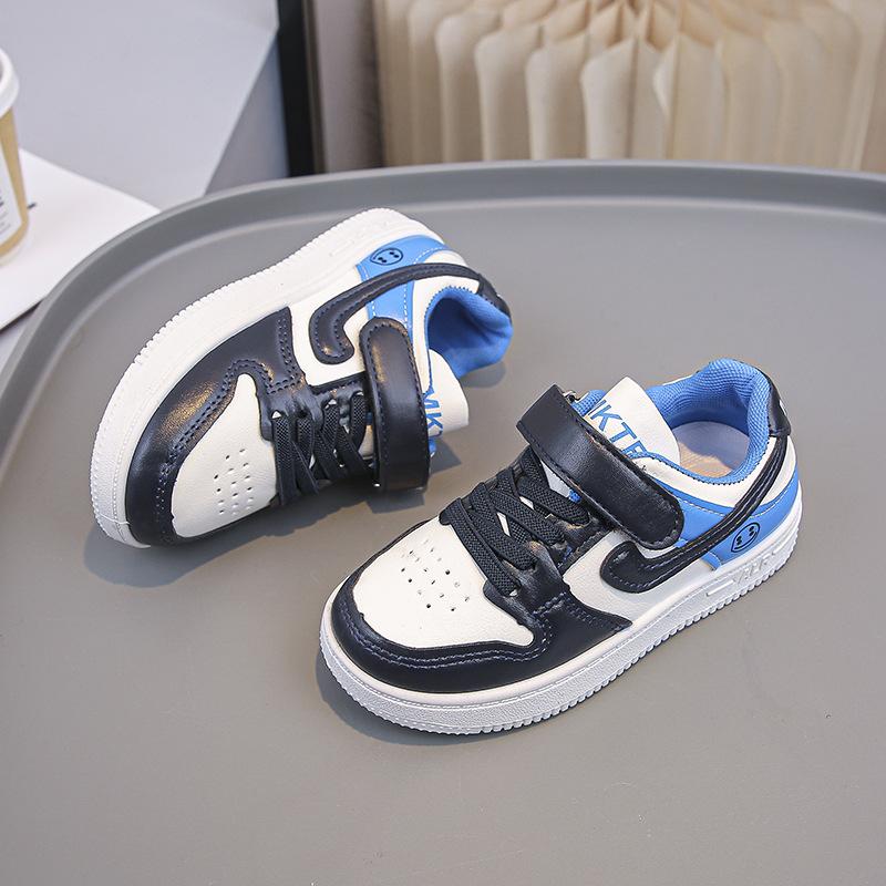 Children's sports shoes 2025 autumn boys and girls casual board shoes comfortable low-top AJ breathable soft sole style versatile