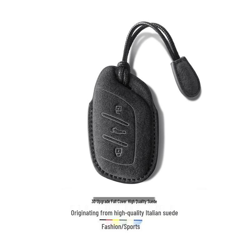 Roewe Key Case for RX5 eMAX, i5, RX8, i6, CLEVER – Suede Key Shell Holder