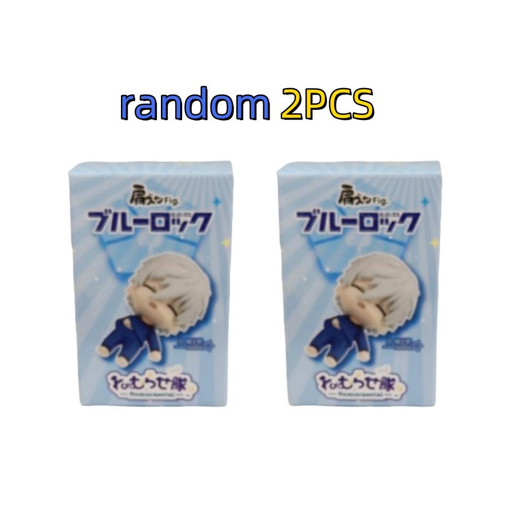 Anime BLUE LOCK Sleeping Blind Box Action Figure 5cm Pvc Figurine Yoichi Isagi Seishiro Nagi Model Toy Home Decoration Kid Gift