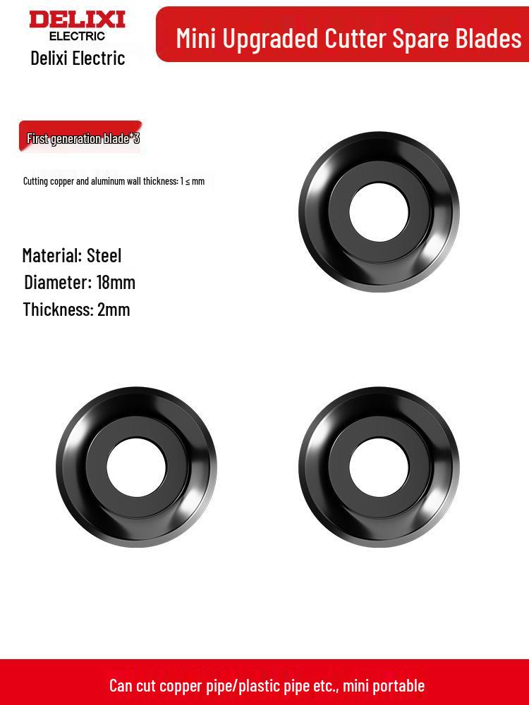 Delixi Manual Pipe Cutter: Quick and Efficient Tool for Cutting Steel, Copper, Iron, and Stainless Steel Pipes